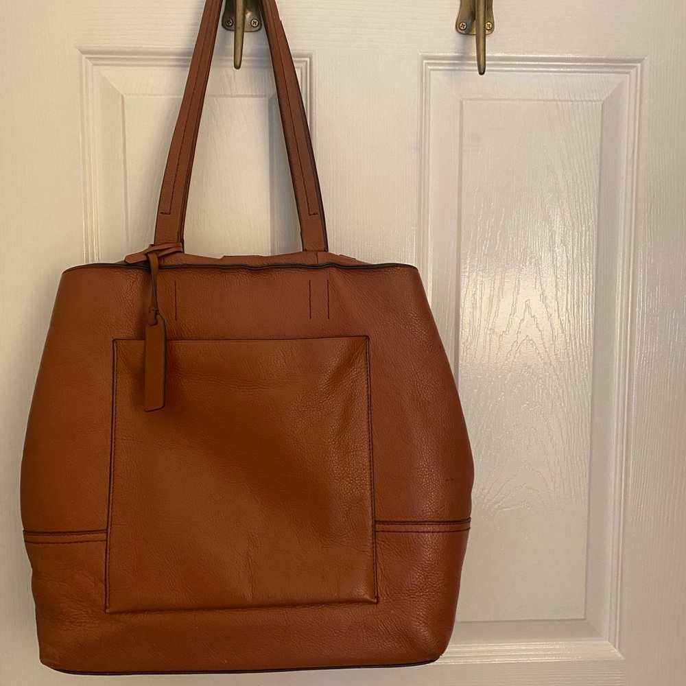 JCrew All Day Leather Tote